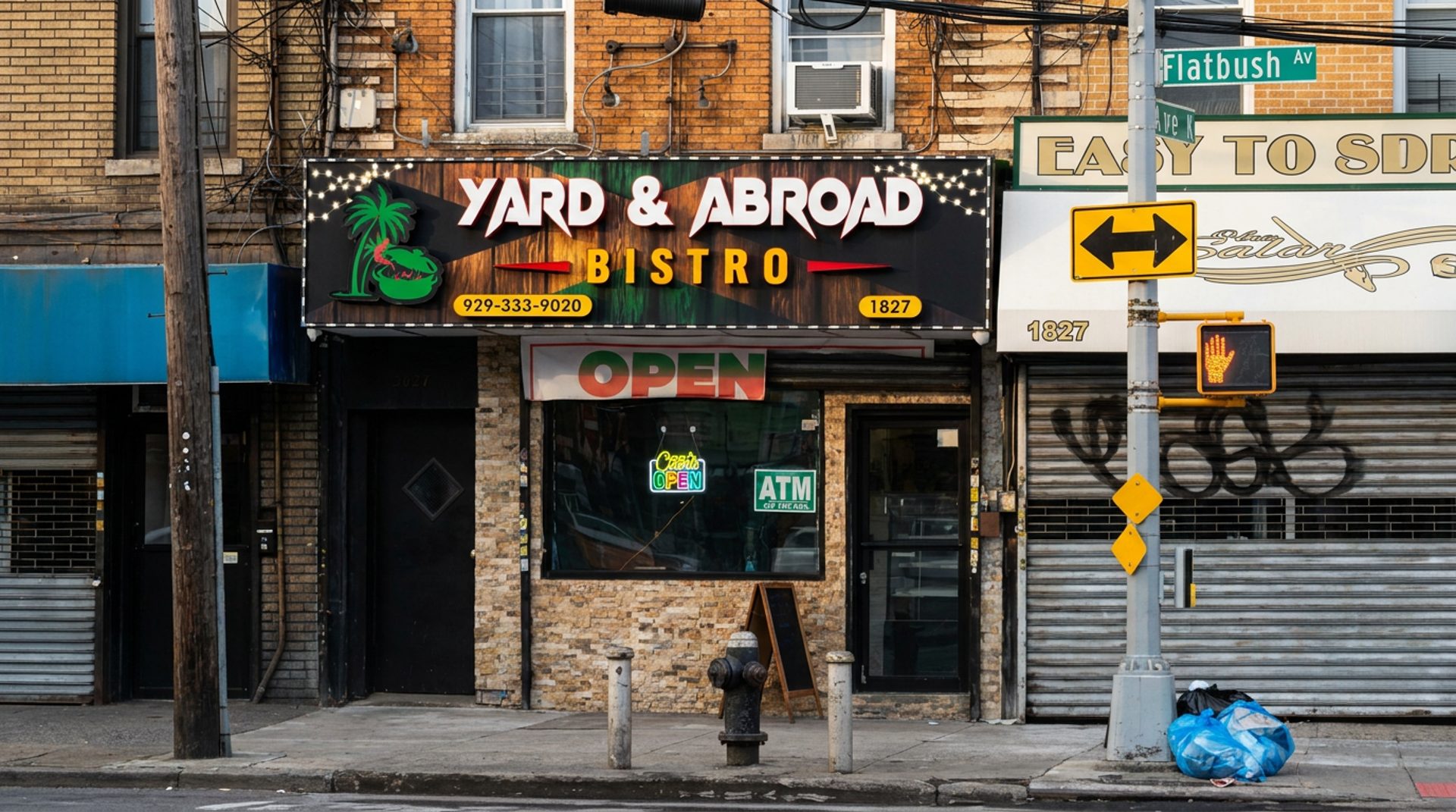 A neighborhood table on Flatbush
